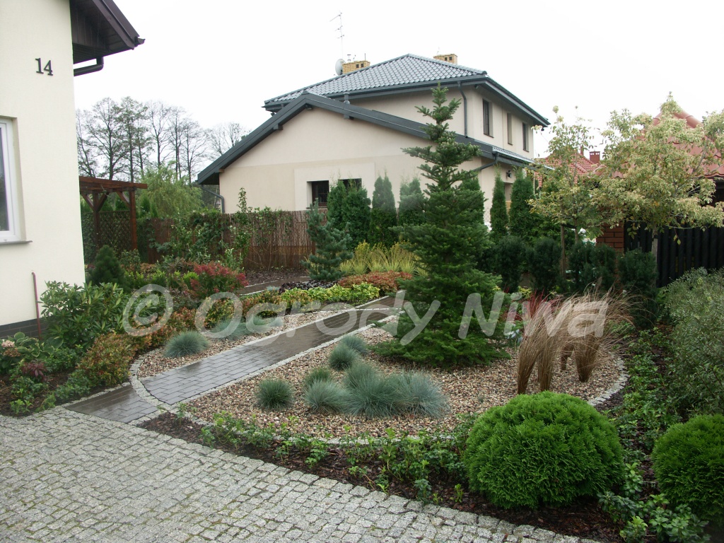 Ogród nowoczesny w Białołęce