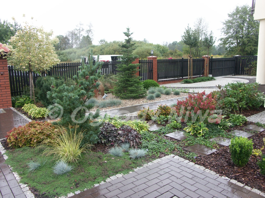 Ogród nowoczesny w Białołęce