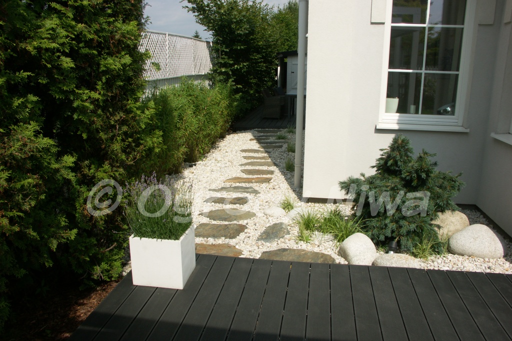 Ogród nowoczesny w Wilanowie