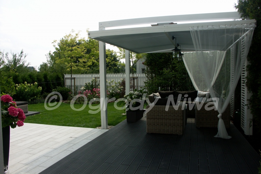 Ogród nowoczesny w Wilanowie