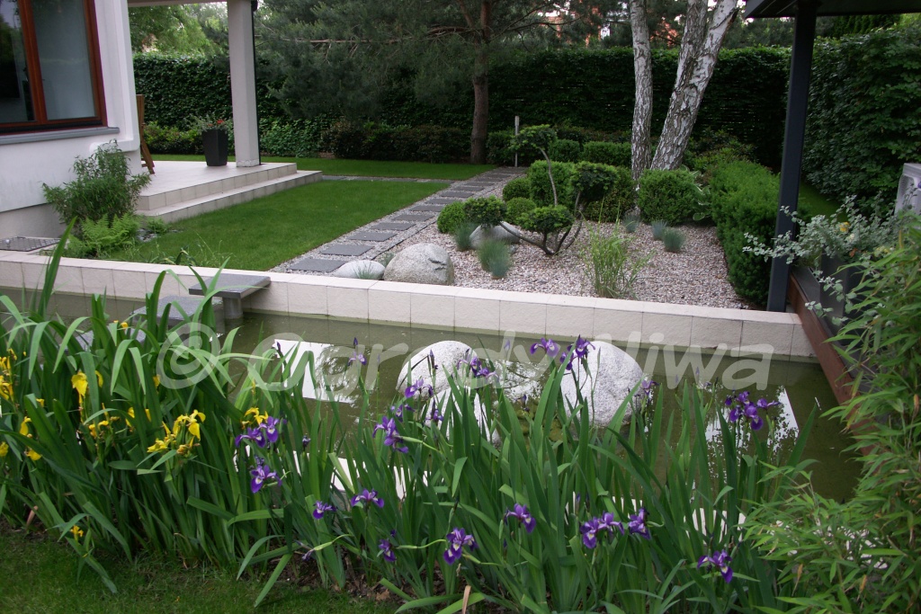 Ogród nowoczesny w Latchorzewie