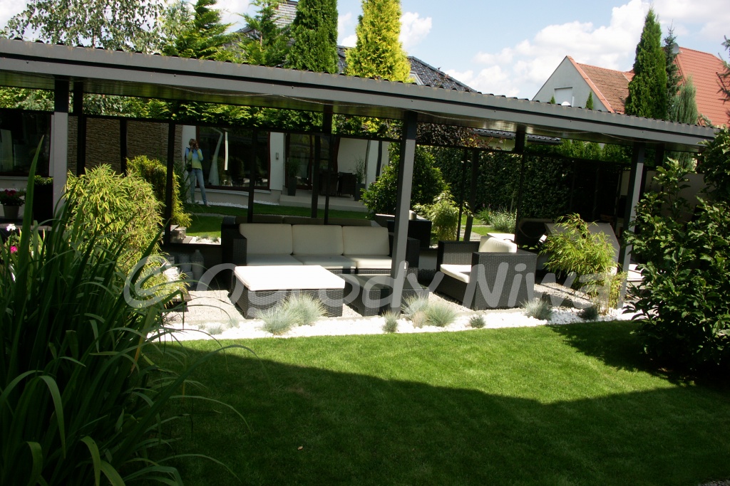 Ogród nowoczesny w Latchorzewie